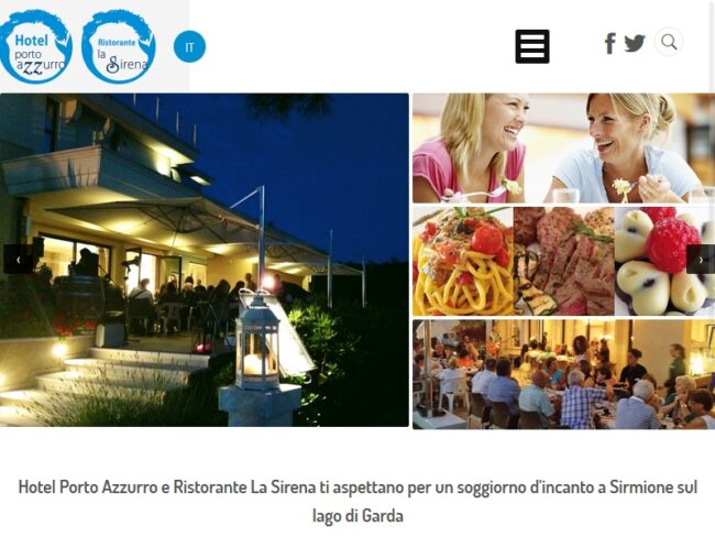 sito web per hotel