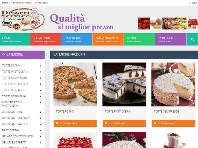 b2b realizzato per dessert verona