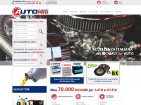 sito e-commerce ricambi auto